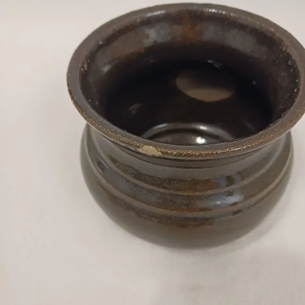 African Violet Plant Pot Stoneware Pottery 4